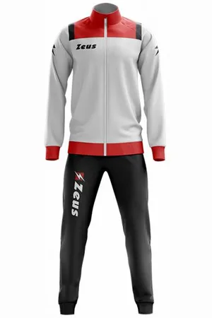 Zeus Tuta Relax Vesuvio Mężczyźni Dres White Red