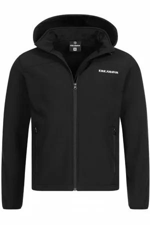 Kirkjubøur ® "Hestur" Mężczyźni kurtka SOFTSHELL 10 000 mm słupa wody czarna