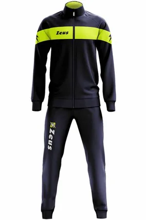 Zeus Tuta Apollo Mężczyźni Dres Granatowy neonowy żółty
