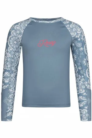Roxy Rashguard UPF 50 Protection Dziewczynki Koszulka z długim rękawkiem ERGWR03078-BKQ6