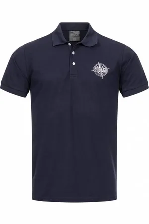 GOGLAND "Noshak" Mężczyźni Koszulka polo granatowy