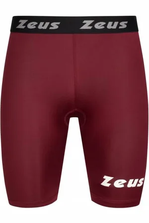 Zeus Bermuda Elastic Pro Mężczyźni Legginsy ciemnoczerwony
