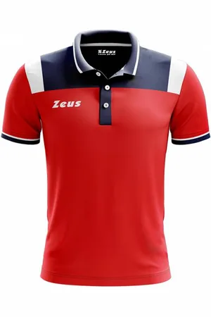 Zeus Vesuvio Mężczyźni Koszulka polo granatowy