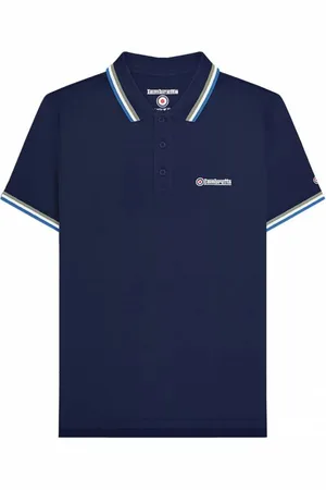 Lambretta Triple Tipped Mężczyźni Koszulka polo SS1650-NVY-LG/S/BLU