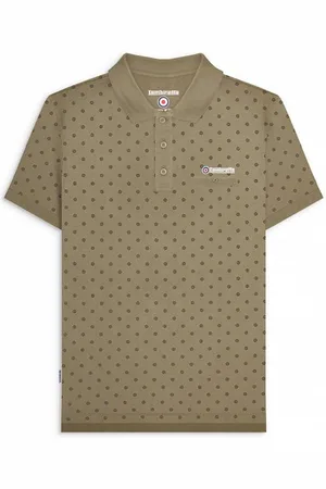 Lambretta Target Mężczyźni Koszulka polo SS4299-KHK-JAVA