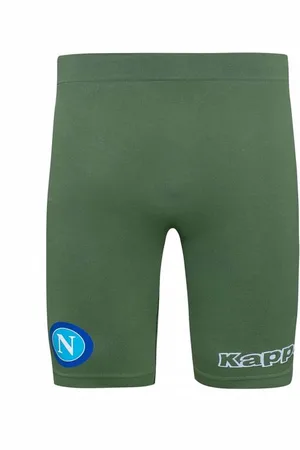 Kappa SSC Napoli Kombat Nusas Mężczyźni Spodenki kompresyjne 303GBM0-VERDE