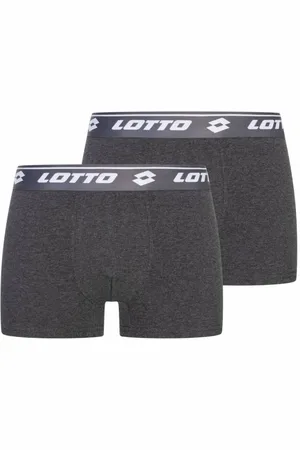 Lotto Mężczyźni Bokserki 2-pak biały/antracyt 397857