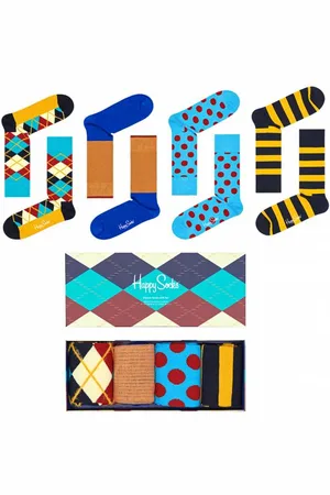 Happy Socks Classic Gift Zestaw upominkowy Skarpety 4 pary XCCS09-6300