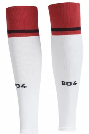 CASTORE Bayer 04 Leverkusen Pro Trzecie getry piłkarskie TM1767-BIAŁY SZKARŁAT