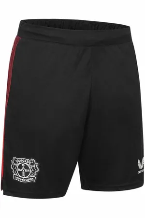 CASTORE Bayer 04 Leverkusen Mężczyźni Spodenki treningowe TM1696-CZARNOCZERWONY