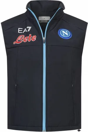 Emporio Armani SSC Neapel EA7 Mężczyźni Piłka nożna Kamizelka EASSCN23RU11-BLU