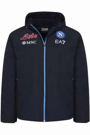 Emporio Armani SSC Neapel EA7 Mężczyźni Kurtka zimowa EASSCN23R14-BLU