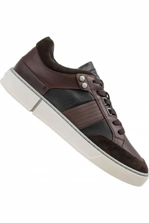 G-Star RAVOND LEA Basic Mężczyźni Sneakersy skórzane 2242 005511 RBRWN