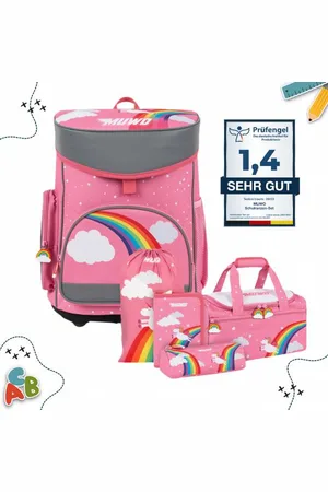 MUWO "Lil Unicorn" Dzieci Tornister Zestaw 5 szt.