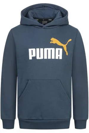 PUMA Essentials+ Dwukolorowe duże logo Dzieci Bluza z kapturem 586987-16