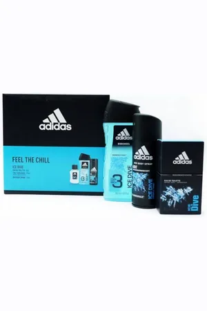 adidas Ice Dive - Woda toaletowa 50 ml + Żel pod prysznic 250 ml + Dezodorant w sprayu 150 ml 22915