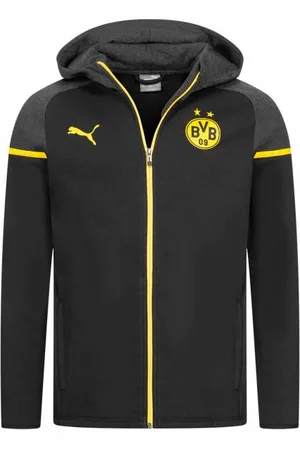 PUMA Borussia Dortmund BVB 09 Mężczyźni Przypadkowi Kurtka z kapturem 771842-02