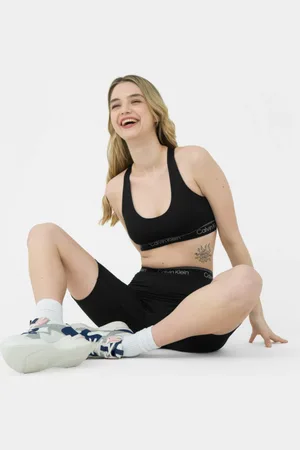 Calvin Klein Biustonosz treningowy WOMEN 00GWS3K122 - czarny