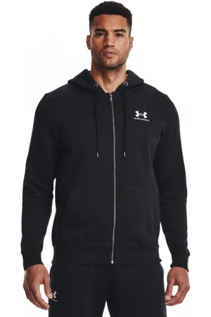 Under Armour Męska bluza dresowa rozpinana z kapturem UA Icon Fleece FZ Hood - czarna