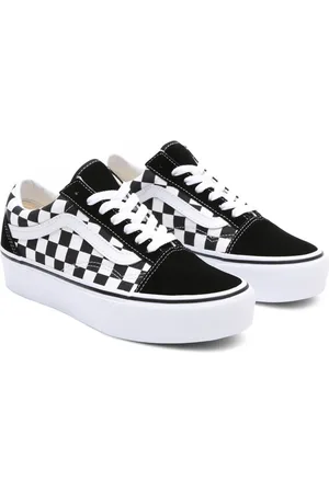 Vans Damskie buty Old Skool Platform - białe