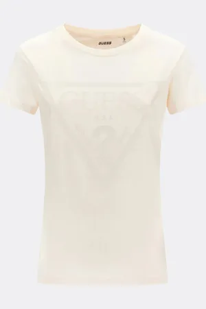 Guess Damski t-shirt z nadrukiem ADELE SS CN TEE