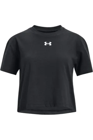 Under Armour Dziewczęcy t-shirt crop top UA Crop Sportstyle Logo Short Sleeve