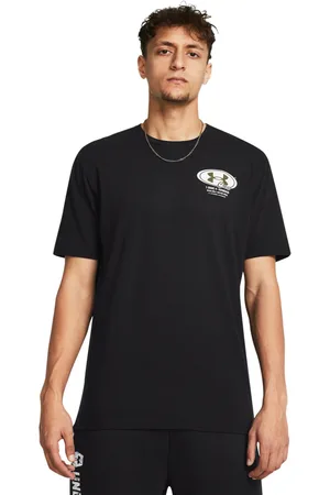Under Armour Męski t-shirt z nadrukiem UA M Grounds Crew Hw Ss