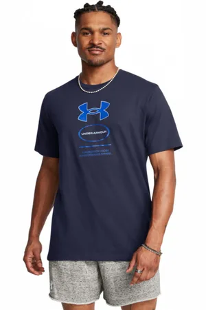 Under Armour Męski t-shirt z nadrukiem UA M Branded Gel Stack Ss