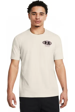 Under Armour Męski t-shirt z nadrukiem UA M Grounds Crew Hw Ss
