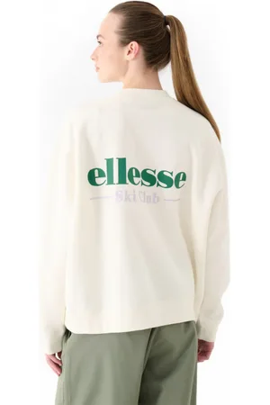 Ellesse Damska bluza dresowa nierozpinana bez kaptura Areski - biała