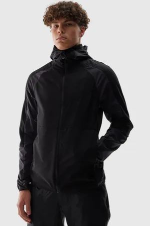 4F Męska kurtka trekkingowa Primaloft Active WAW24TTJAM518 - czarna