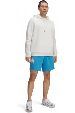 Under Armour Męskie spodenki dresowe UA Rival Terry Logo 8 in Short - niebieskie