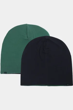 4F Dziecięca czapka beanie dwustronna 4F 4FJWSS25ACAPU505 - zielona