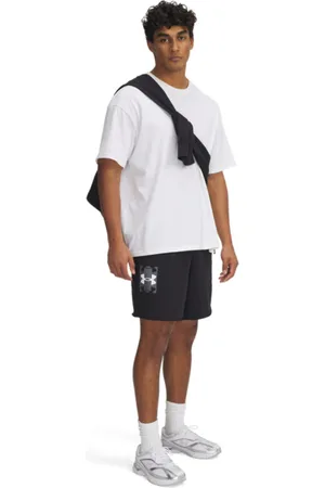 Under Armour Męskie spodenki dresowe UA Rival Terry Logo 8 in Short - czarne