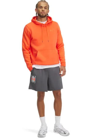 Under Armour Męskie spodenki dresowe UA Rival Terry Logo 8 in Short - szare