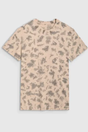 4F Męski t-shirt oversize z nadrukiem RSS25TTSHM2730