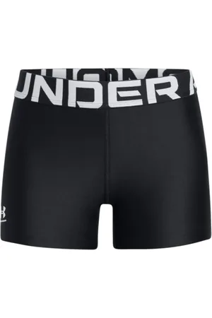 Under Armour Dziewczęce krótkie legginsy treningowe G HeatGear Shorty - czarne