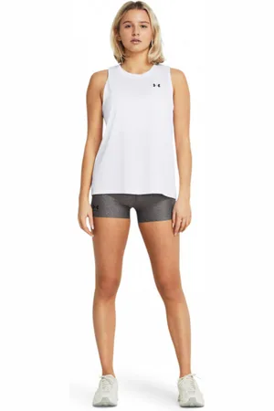 Under Armour Damskie legginsy krótkie treningowe UA HG Shorty - szare