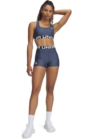 Under Armour Damskie legginsy krótkie treningowe UA Hg Authentics Shorty - szare
