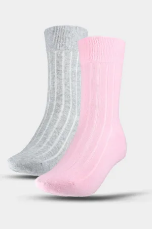 4F Damskie skarpetki casual (2-pack) WSS25USOCF375