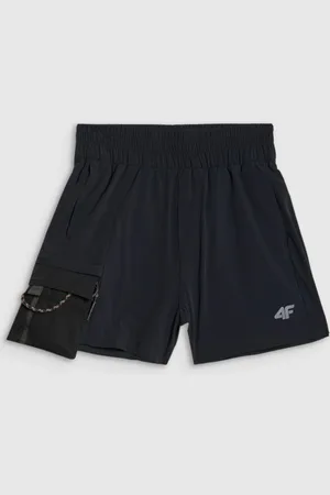 4F Damskie spodenki trekkingowe WSS25TFSHF0953 - czarne