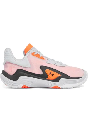Under Armour Buty do koszykówki uniseks UA Spawn 7 - różowe