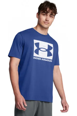 Under Armour Męski t-shirt z nadrukiem UA Abc Camo Boxed Logo Ss