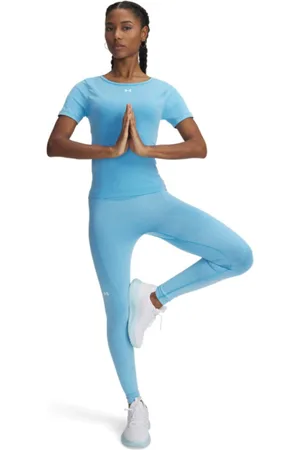 Under Armour Damskie legginsy treningowe Vanish Seamless Washed Leg - niebieskie