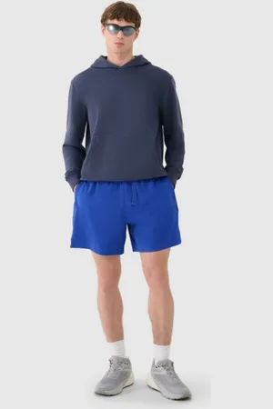 4F Męskie spodenki casual WSS25TSHOM533 - niebieskie