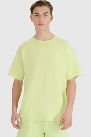 4F Męski t-shirt oversize WSS25TTSHU1972