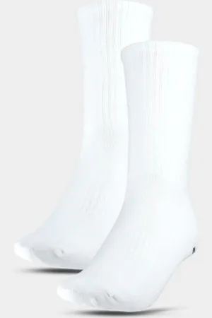 4F Skarpetki basic (2-pack) uniseks WSS25USOCU416 - białe