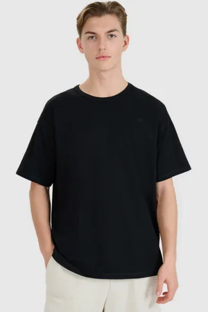 4F Męski t-shirt oversize WSS25TTSHU1972