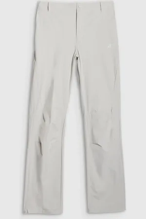 4F Damskie spodnie trekkingowe WSS25TFTRF0796 - szare