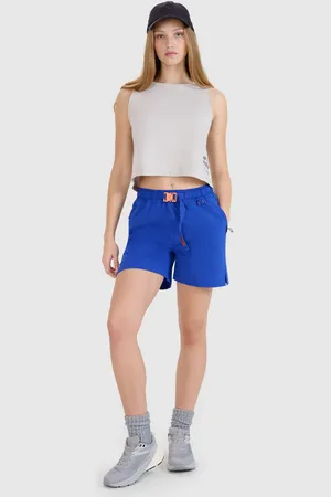 4F Damskie spodenki casual WSS25TSHOF539 - niebieskie